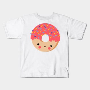Kawaii Illustration Donut for Children Kids T-Shirt